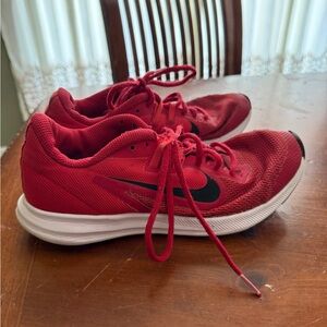 Boys Nike Red Running Shoes